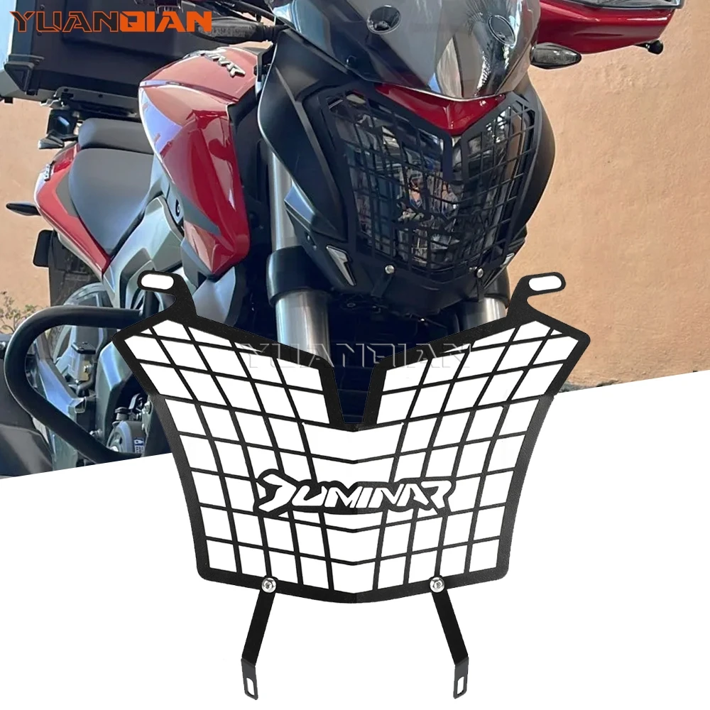 

2025 2024 DOMINAR 250 400 Motorcycle FOR BAJAJ DOMINAR 250 Dominar 400 All Year 2021-2026 Headlight Protector Guard Grille Cover