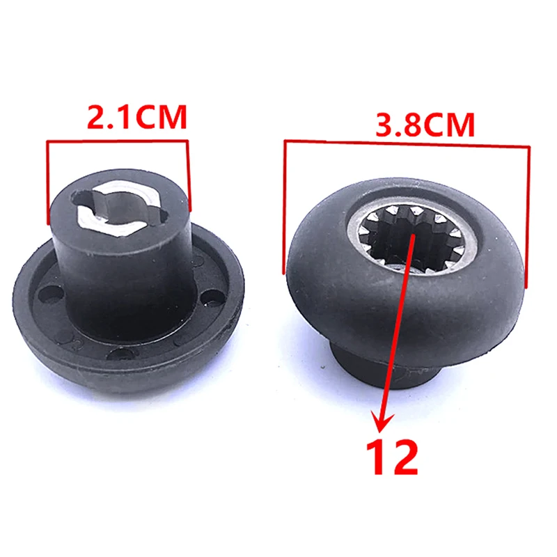 4pcs 12 tooth mushroom head Gear Coupling Mixer Spare Parts Universal Sand Ice Machine Gearwheel Juicer Connector Drive Socket