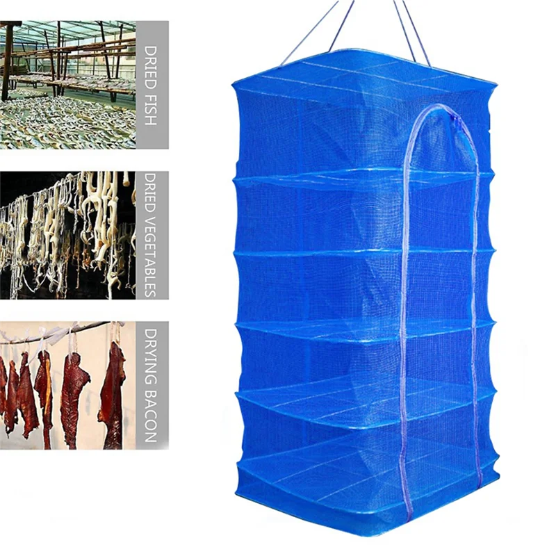 

TURE Durable Folding Vegetable Herbs Fishes Dryer Net Drying Racks Fit For Food Dehydrator
