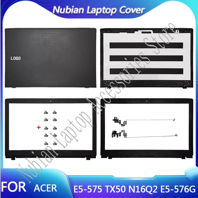 Imagem -01 - Tampa Traseira do Lcd do Portátil Moldura Dianteira Dobradiça Acer N16q2 Tx50 Acer E5575 Tmp259 P259 E5-576g 523 553 Novo tampa traseira do lcd do portatil moldura dianteira dobradica acer n16q2 tx50 acer e5575 tmp259 p259 e5 576g 523 553 novo 01