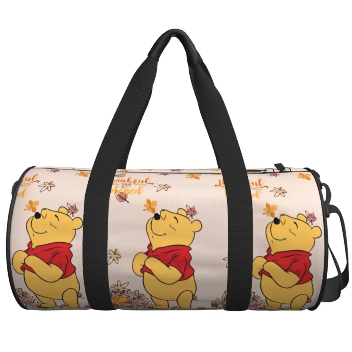 

Дорожная сумка с медведем Винни-Пух, каваи, аниме, тренировочные спортивные сумки, большая вместительная забавная спортивная сумка для мужчин и женщин, дизайнерская портативная сумка для фитнеса