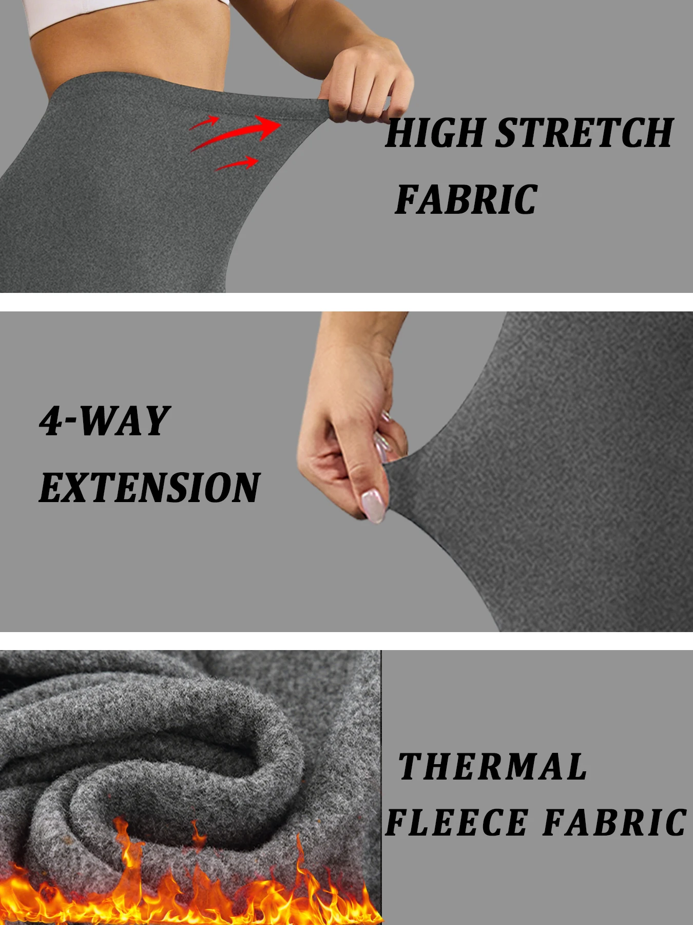 Leggings super morbidi a vita alta con tasche - Pantaloni da yoga da donna per il controllo della pancia per l'allenamento e la vita casual