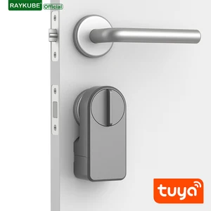 Smart Door Schloss mit Fernbedienung, A1 Max, Tuya -App, Keyless -Entsperren, DIY -Zylinder, einfache Installation, Leben, Bluetooth 10 Hauptverkaufsgate -Schlösser - №9