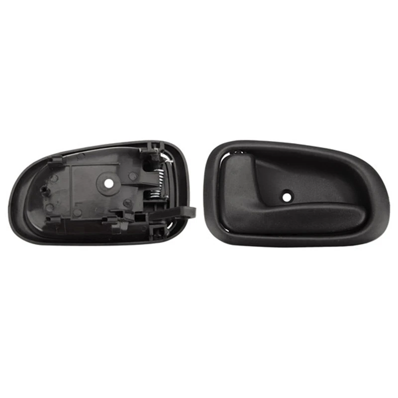 2X Car Inside Interior Door Handle Black Left/Right Side Front Rear For Toyota Corolla GEO PRIZM 1993-1997