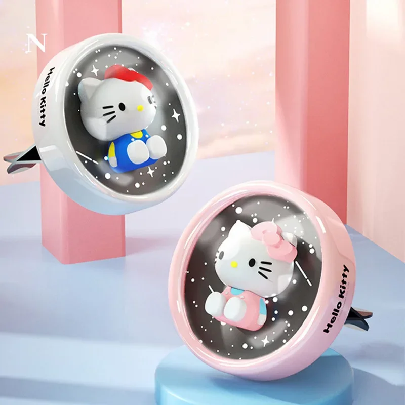 

Sanrio Car Aromatherapy Ornaments Air Conditioning Ornaments Glowing Car Fragrance Cartoon Hello Kitty Auto Accessories Gift