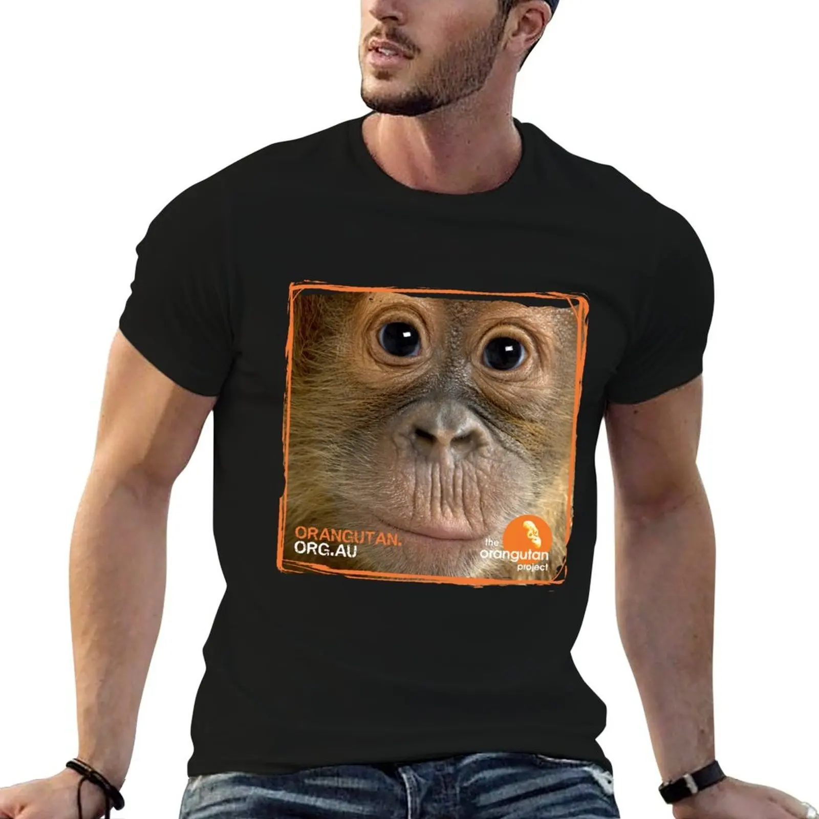 Orangutan Eyes - Windows to their Soul T-Shirt funny costumes cheap stuff plain white t shirts men