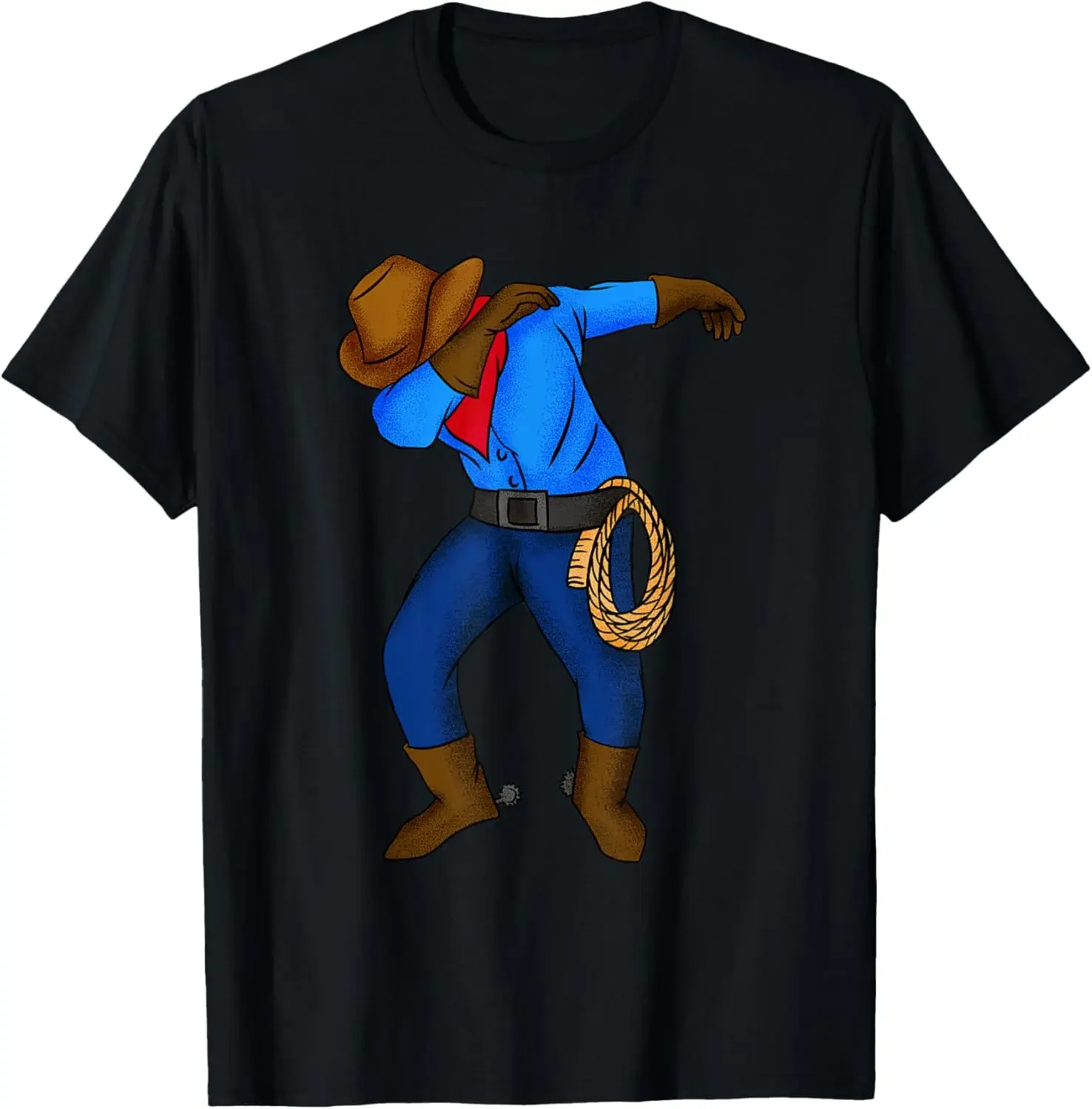 Dabbing Cowboy T-Shirt Funny Dab Dance Cowboy Gift Tee