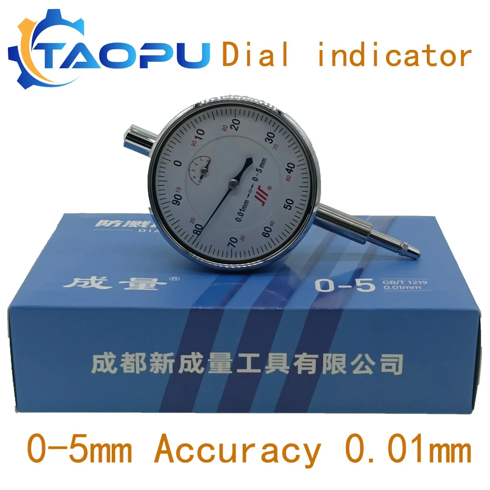 TAOPU Strumento di precisione Comparatore Calibro 0-10mm Misuratore Preciso 0,01 Risoluzione 0-5mm Test Strumenti professionali
