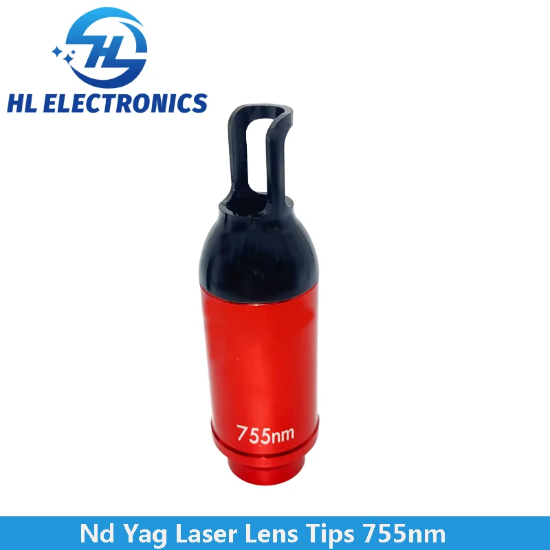 Nd Yag Laser Spare Parts Laser Lens Tips 755nm Black doll Skin Whitening