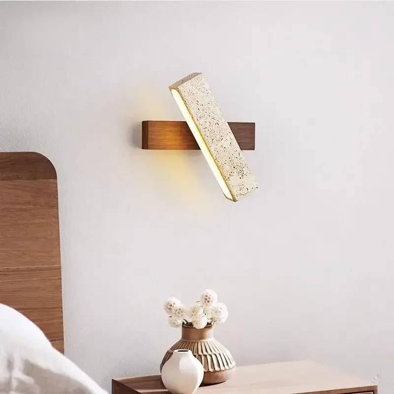 

Natural Stone Wall Lamp Art Decor Sconce For Foyer Dining Room Bedroom Stairs Aisle Corridor Atmosphere Lighting Fixtures