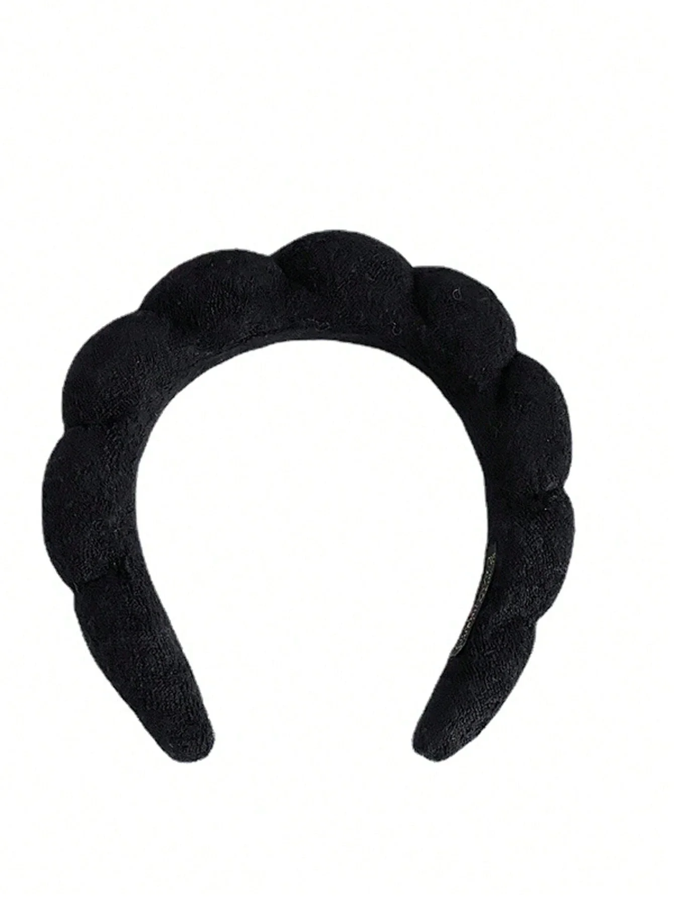 

Soft Fluffy Sponge Headband For Women Makeup Cleansing Spa Self Care Accessory