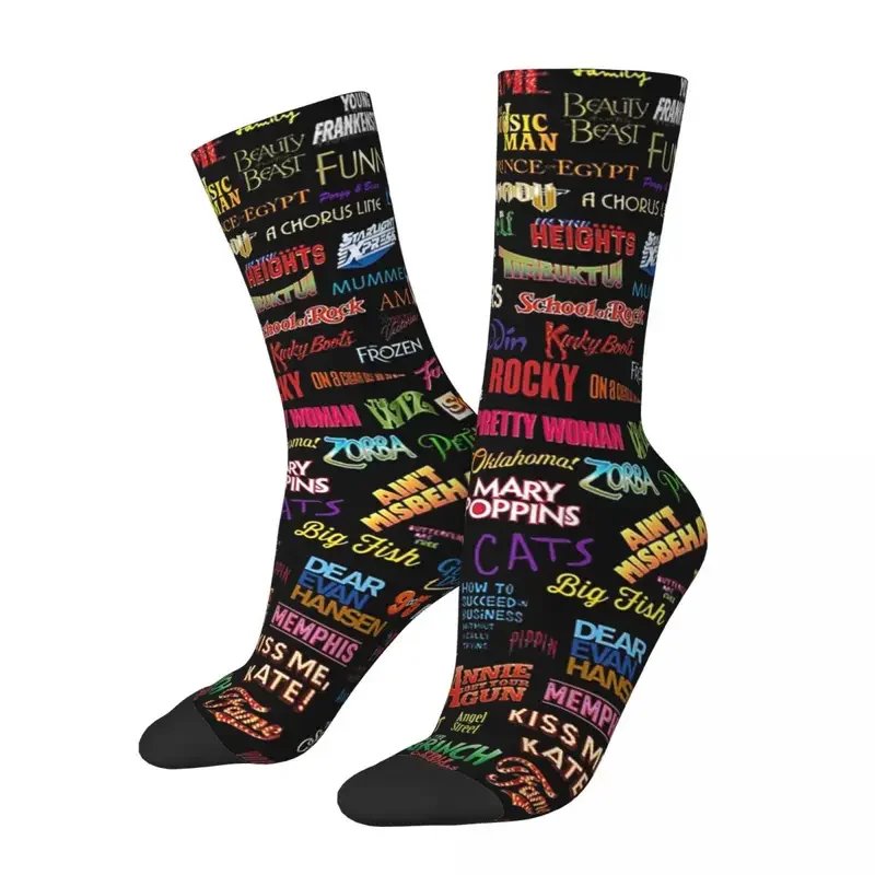 

Y2K Broadway Musicals Harajuku Super Soft Stockings All Season Long Socks Accessories For Man'S Woman'S Birthday Present