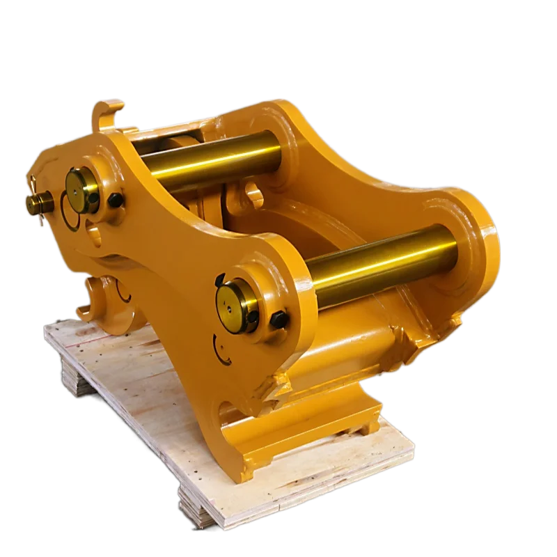 Heavy Duty Integral Cast Hydraulic Quick Hitch For 1.5-40 Ton Excavator, Double Safety Lock Quick Coupler