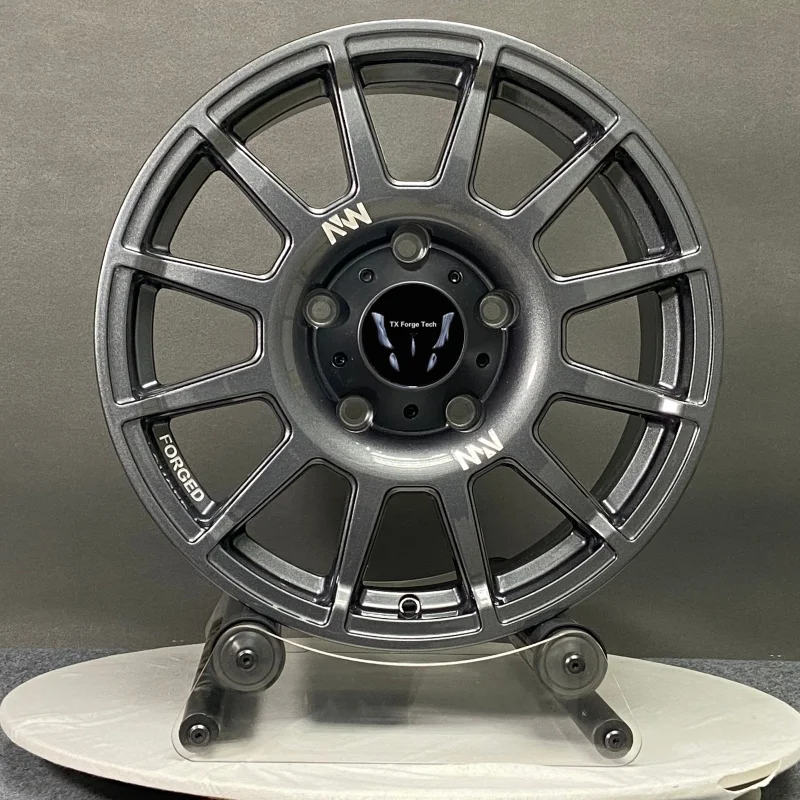 Customization Light Weight Factory Rims 18 19 20 21 22 Inch Glitter Gray Coating Aluminum Forged Wheels