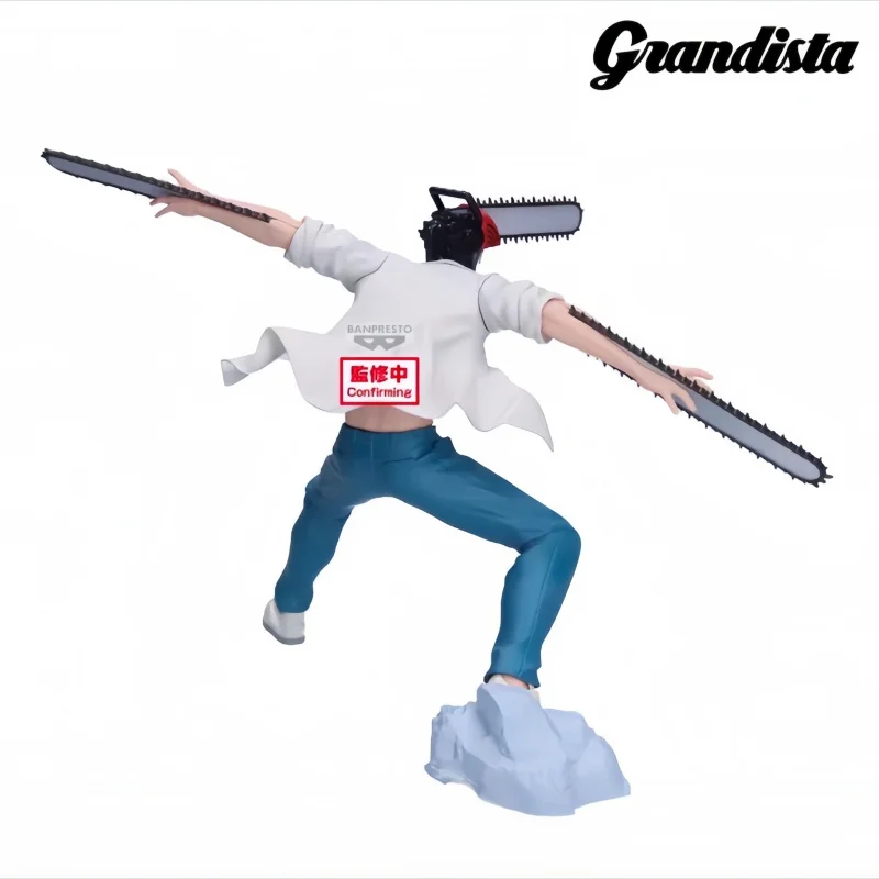 Véritable Bandai Banpresto tronçonneuse homme Grandista Reze PVC Original Anime Figure modèle Garage Kit Collection ornement jouets cadeaux