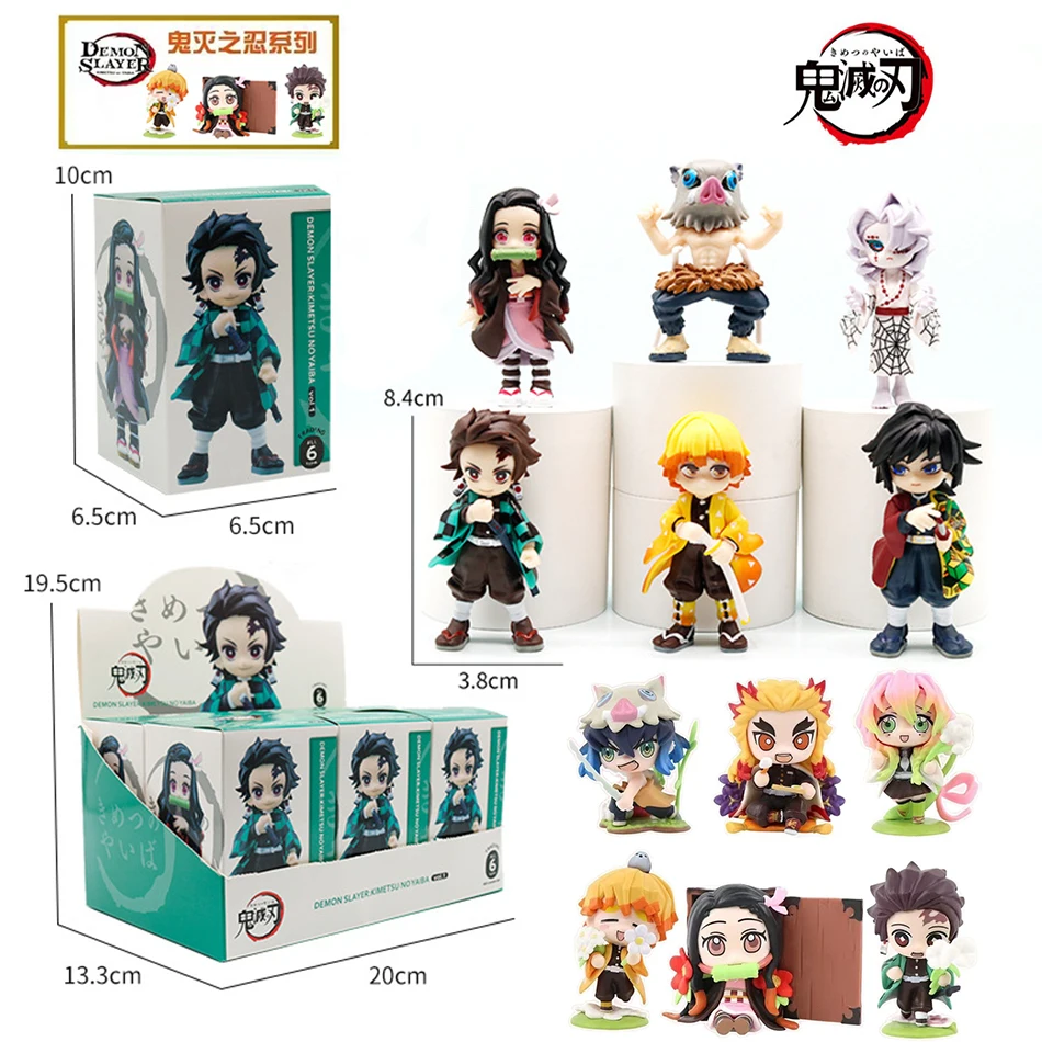 

Горячая MINISO подлинная фигурка Bushiroad Palverse D emon Slayer: Kimetsu No Yaiba, аниме-фигурка, слепая коробка, том 1, орнамент, игрушка в подарок