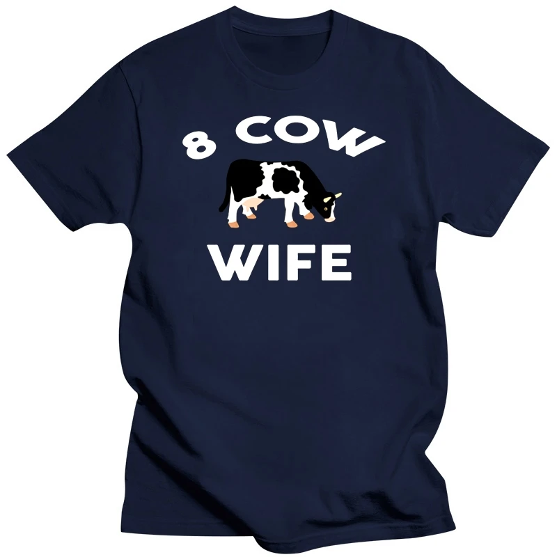 Men's 8 Cow Wife T-Shirt Funny Mormon LDS Gift Idea t shirt create cotton S-3xl homme Interesting New Fashion shirt