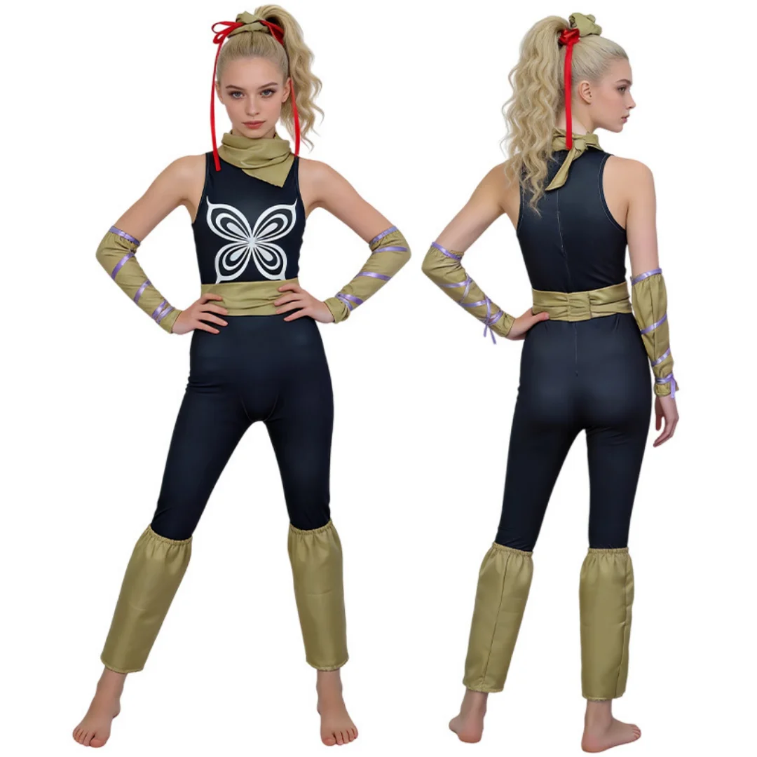 

Anime BLEACH Shihouin Yoruichi Cosplay Costumes Women Combat Bodysuit Uniform Halloween Carnival Party Clothing