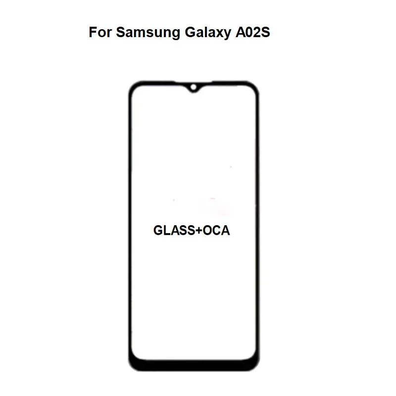 

2 в 1 для Samsung Galaxy a02s внешняя линза переднее стекло сенсорный экран панель ЖК-дисплей с деталями OCA SM-A105F 2019