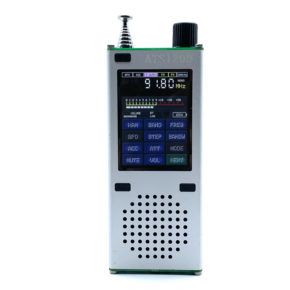 

HiFi FM/AM Radio ATS120D Radio Receiver Travel Companion High-Precision CNC Aluminum Alloy Portable And Easy To Carry