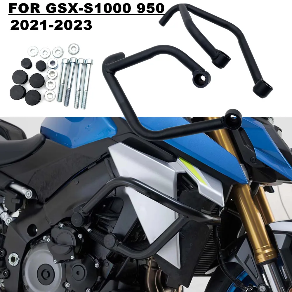 

For Suzuki GSX S1000 GSX S950 2021 2022 2023Motorcycle Highway Bumper Engine Guard Crash Bars Cage Protector Protection