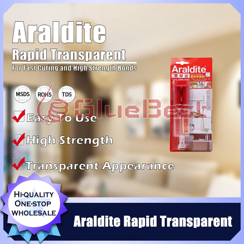 

Оригинальный продукт Araldite Rapid Transparent AB, двухкомпонентный, быстроотверждаемый, с прозрачным склеиванием