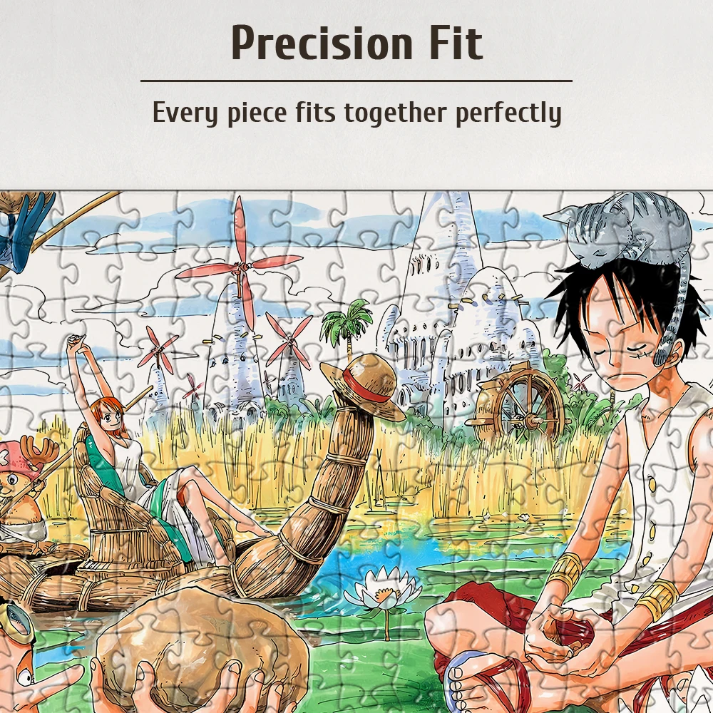 

Деревянный пазл по аниме One Piece, 108/200/300/500/1000 элементов, подарок для взрослых фанатов для снятия стресса