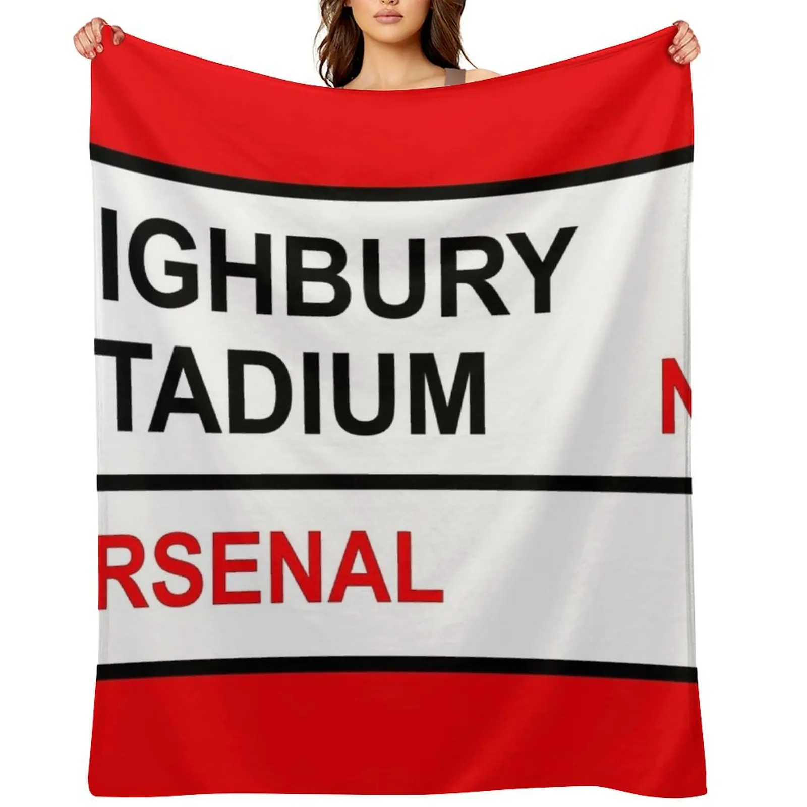 

Highbury Stadium Football Sign Throw Blanket Hairy For Baby Kid'S Heavy Blankets