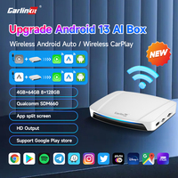 8+128G Carlinkit Tv Box Android 13 Wireless Carplay Car Box Mini Android Auto Wireless Adapter Qualcomm 8cores Fota Upgrade HDMI