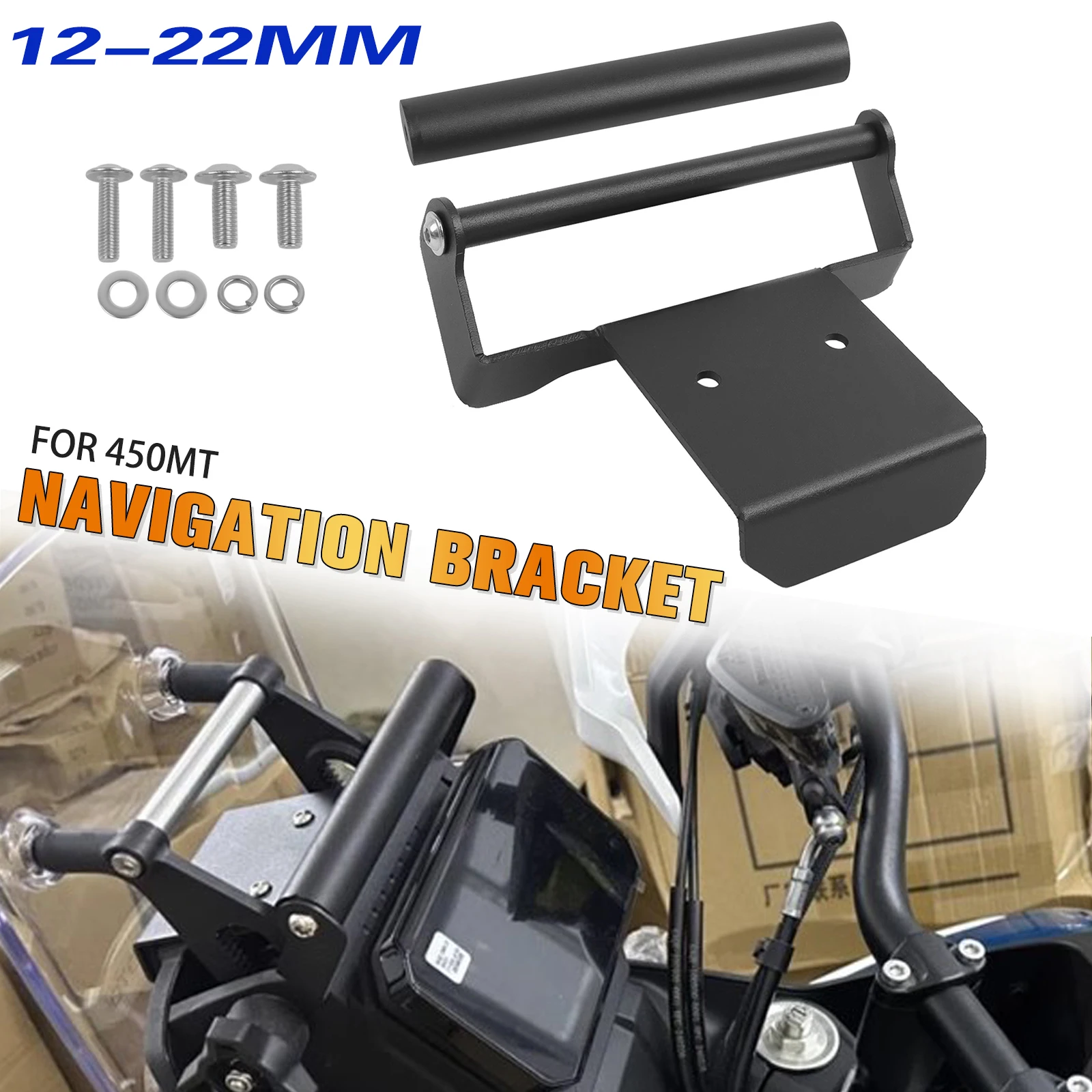 

12mm/22mm For VOGE DS900X DSX900 Valico 900 DSX Mobile Phone GPS Navigation Handle Bar Extension Bracke Sat Nav Mounting Holder