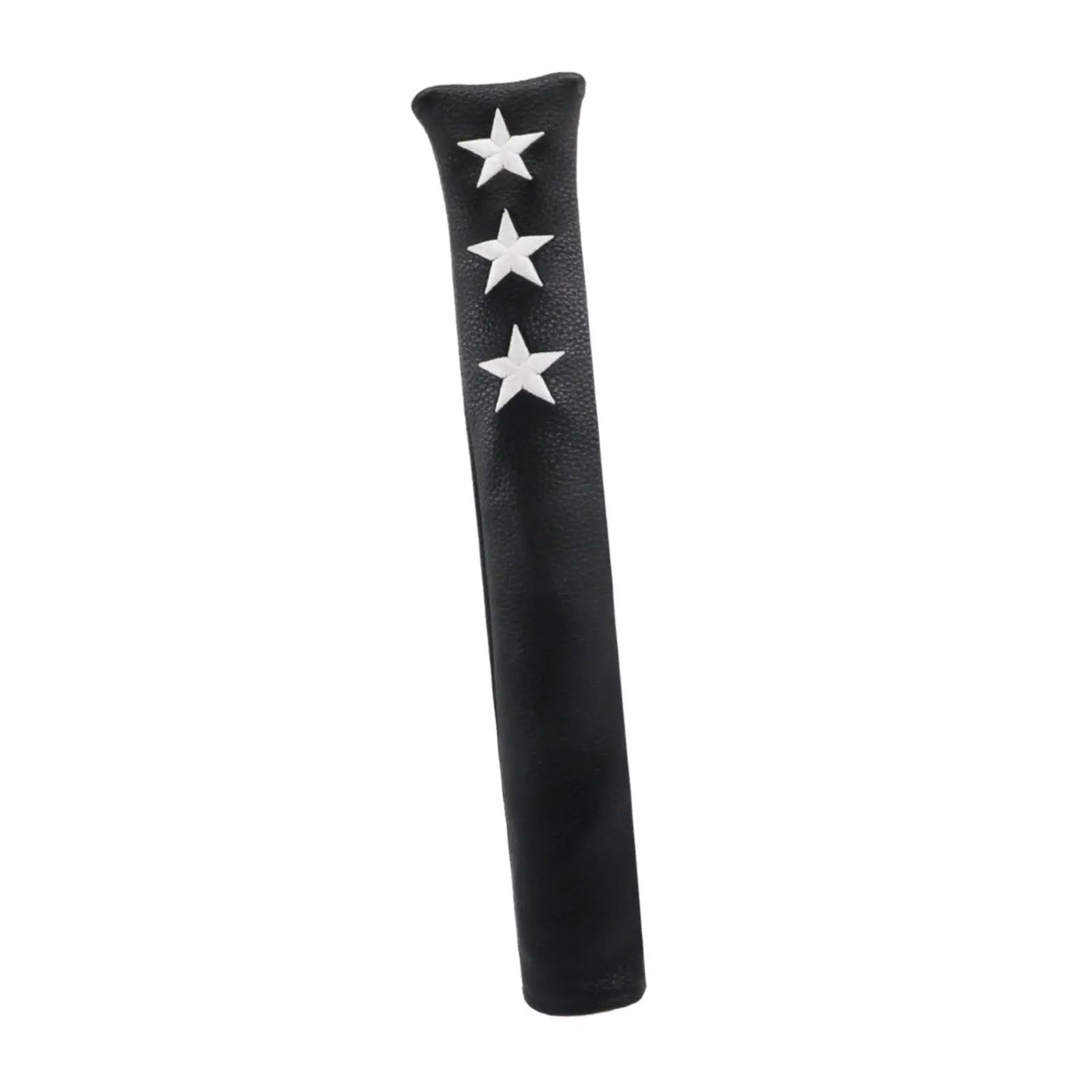 Golf Swing Training Sticks Headcover PU Leather Alignment Rods Cover Case Holder Posture Correcting Aiming Protector Practice