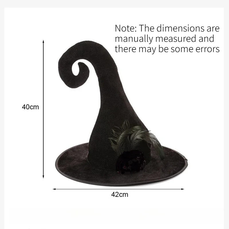 Halloween Witch Costume Hat Shiny Bright Color Witch Hat for Ghost Festival Masquerade Party Dress Up Supplies 2