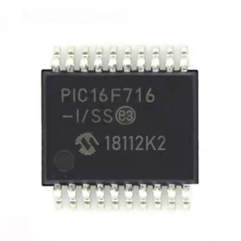 

20/PCS LOT Original stock PIC16F716-I/SS SMT SSOP-20 microcontroller chip can be burned on behalf of others