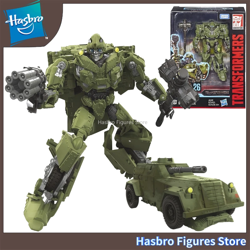 

In Stock Hasbro Transformers The Last Knight Studio Series SS26 Deluxe Class WWII Bumblebee Action Figure Model Toy Gift