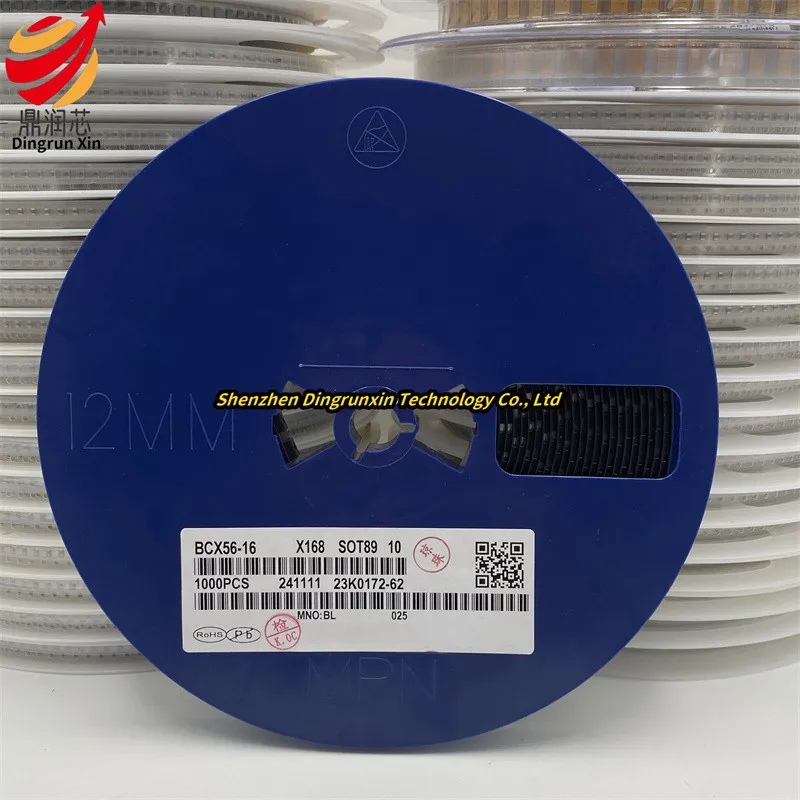 

Оригинальный SMT транзистор BCX56-16 шелкография BL SOT-89-3 1A 80V NPN транзистор 1K/диск