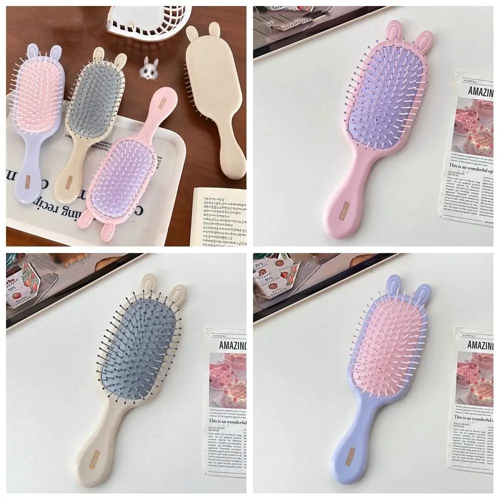 Hair Accessories Rabbit Shape Airbag Comb Beauty Tool Scalp Massage Massage Hair Brush Anti-static Pink Air Cushion Comb Girls