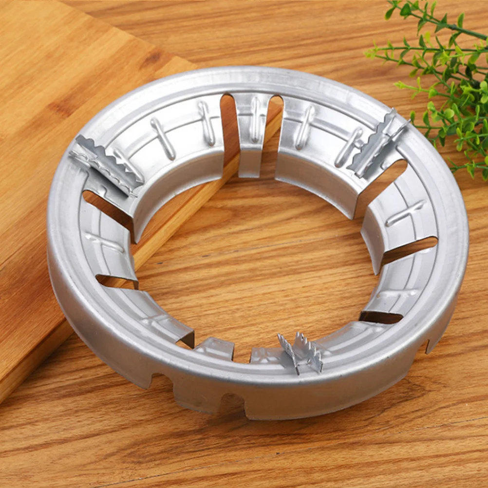 

2Pcs Stove Wok Rack Cast Iron Heat Insulation Energy Saving Stove Ring Non Slip Pan Holder for Soup Pot Steamer Wok Kettle