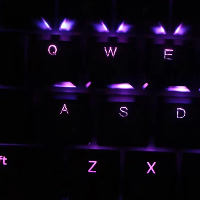Imagem -03 - Keycap para Teclado Mecânico para Jogos Keycaps Destaque Transparente Alumínio Cnc Keycap Interruptor mx Keycap Wasd 1u Personalizado
