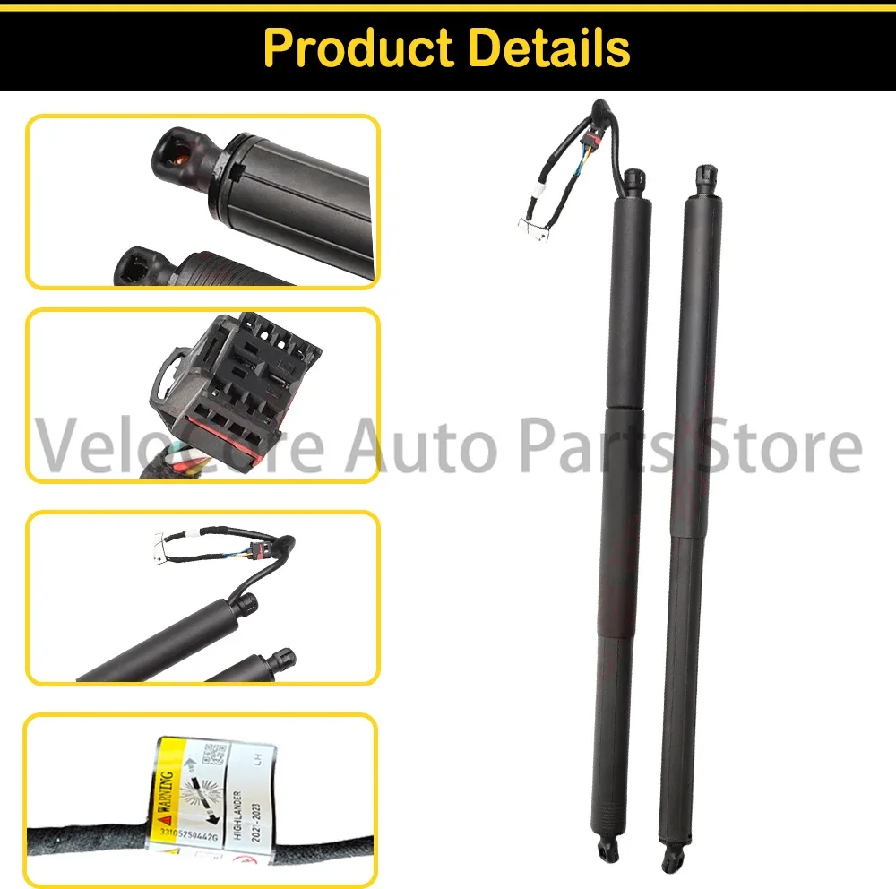 Rear Trunk Power Lift Struts For 2018 Roewe RX8 Precision Fit 10366143 10366144 Quiet & Durable