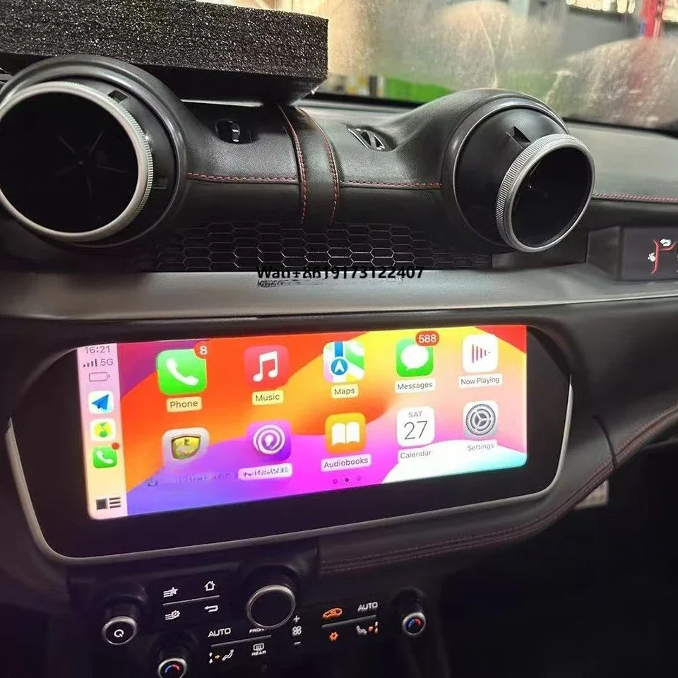 

AZTON Car Multimedia CarPlay Integration Kit for GTC4 Portofino Car Play Yotube Netflix Mirrorlink Android Auto