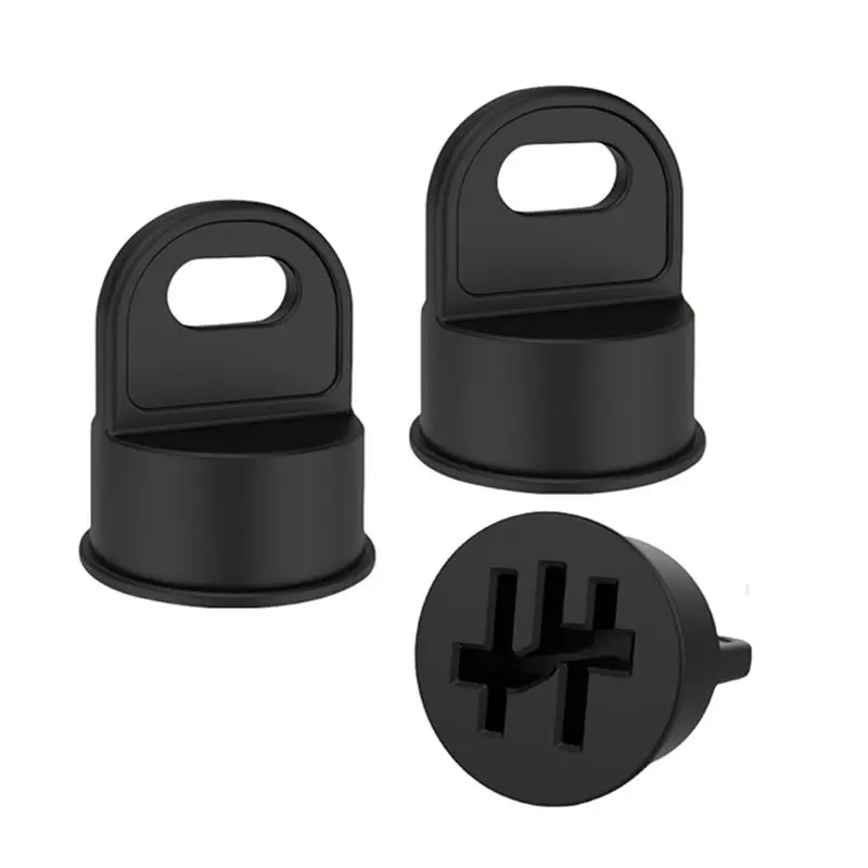 A37T Ebike Battery Cover 3 Pack for Powerpack 500 725 750 545Wh, Bicycle Battery Protection Accessories, Plastic Black