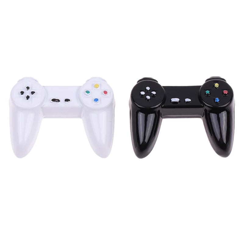 1Pcs Dollhouse Mini Model Gamepad Simulation Wireless Game Controller 1:12 Dollhouse Decoration