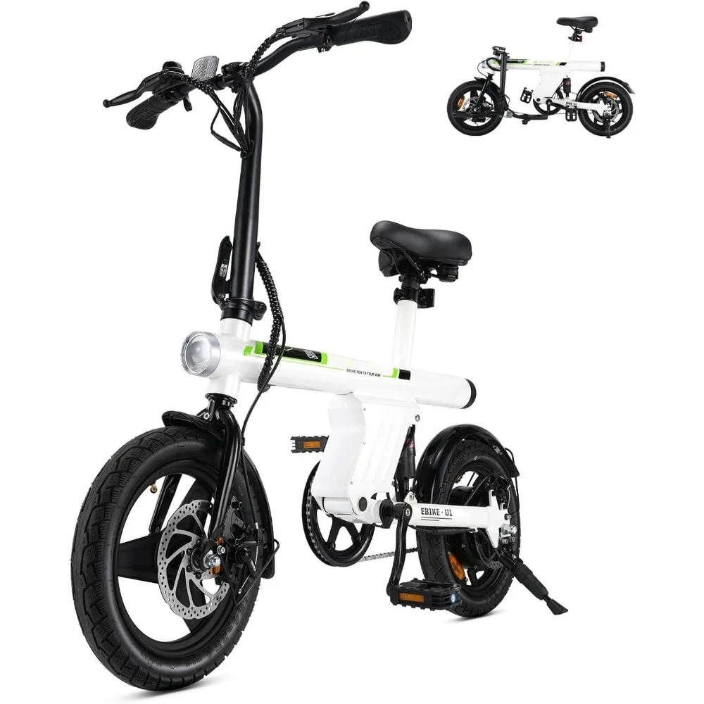 大人用電動自転車 500W モーター、20 マイル/時折りたたみ電動自転車、14 インチ/16 インチ/20 インチ大人用電動自転車、280.8Wh バッテリー、ミニ E バイク
