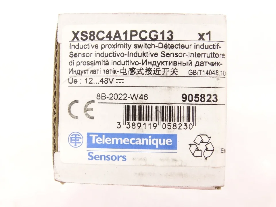 Inductive proximity sensors XS, inductive sensor XS8 40x40x117, PBT, Sn20 mm XS8C4A1PCG13