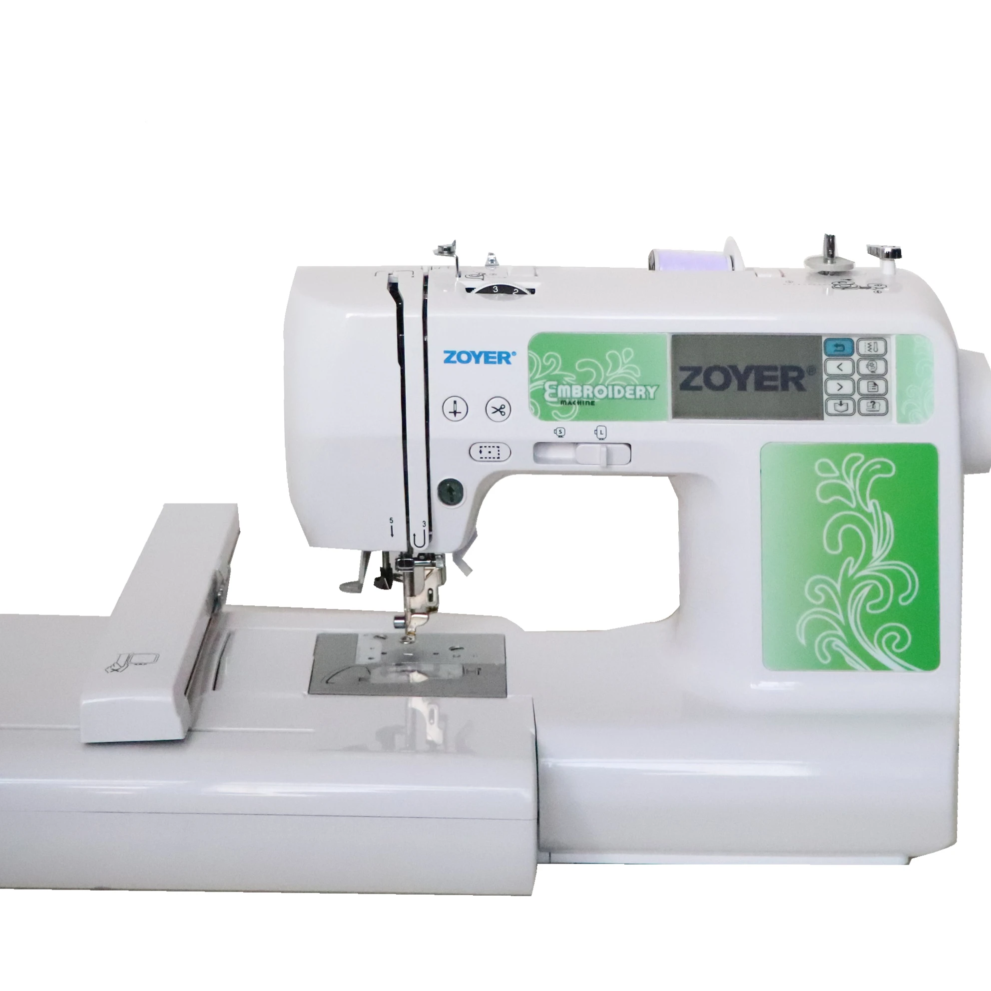 

ZOYER 2021 Easy Operation Computerized Household Embroidery Sewing Machine For Housewife