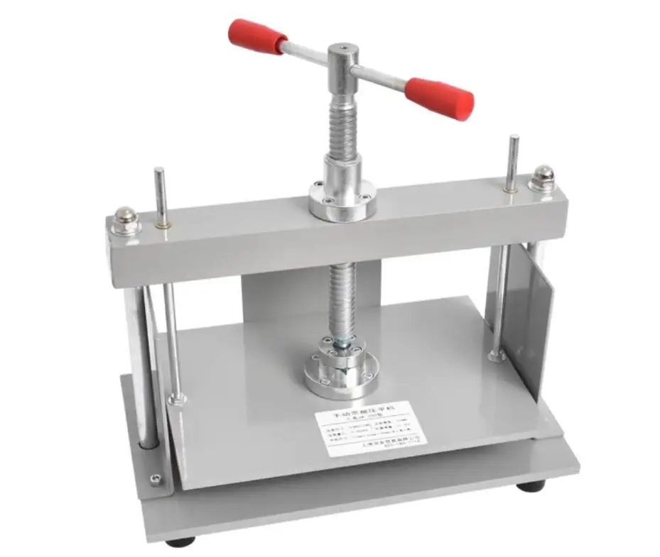 900F-A4 A4 사이즈 수동 평판 프레스 기계, 저렴한 가격의 책/종이 수동 평판 프레스 기계