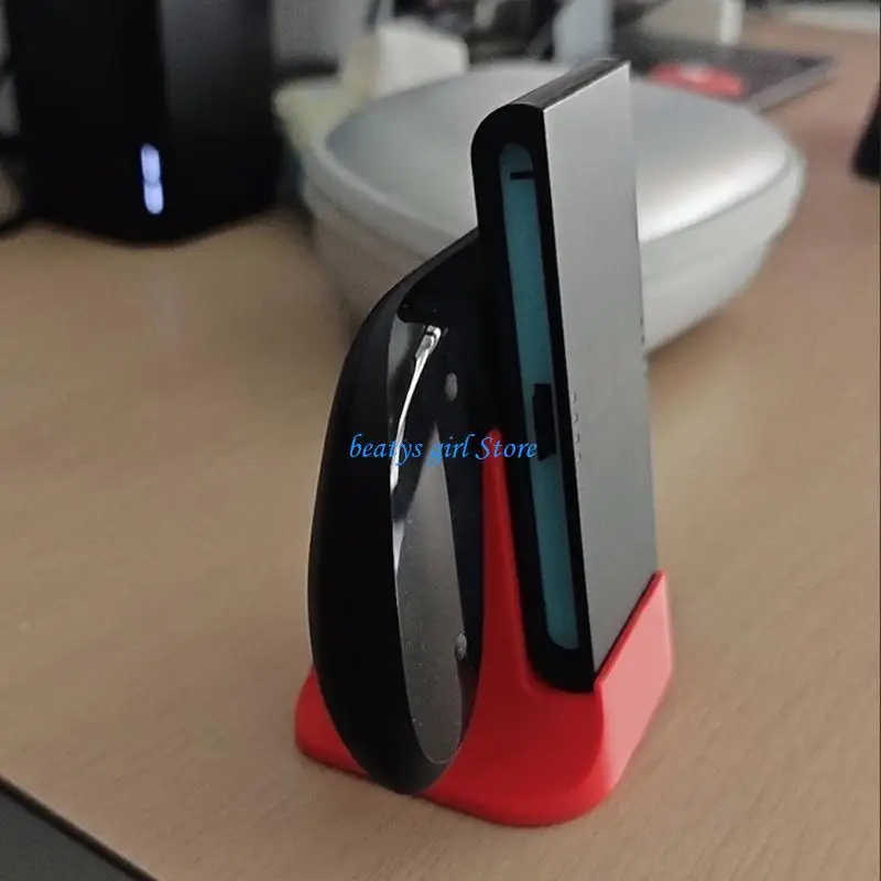 

C7AB Plastic Construction Storage Rack Stable Desktop Bracket for NS Game Handle Base Holder Gaming Accessories