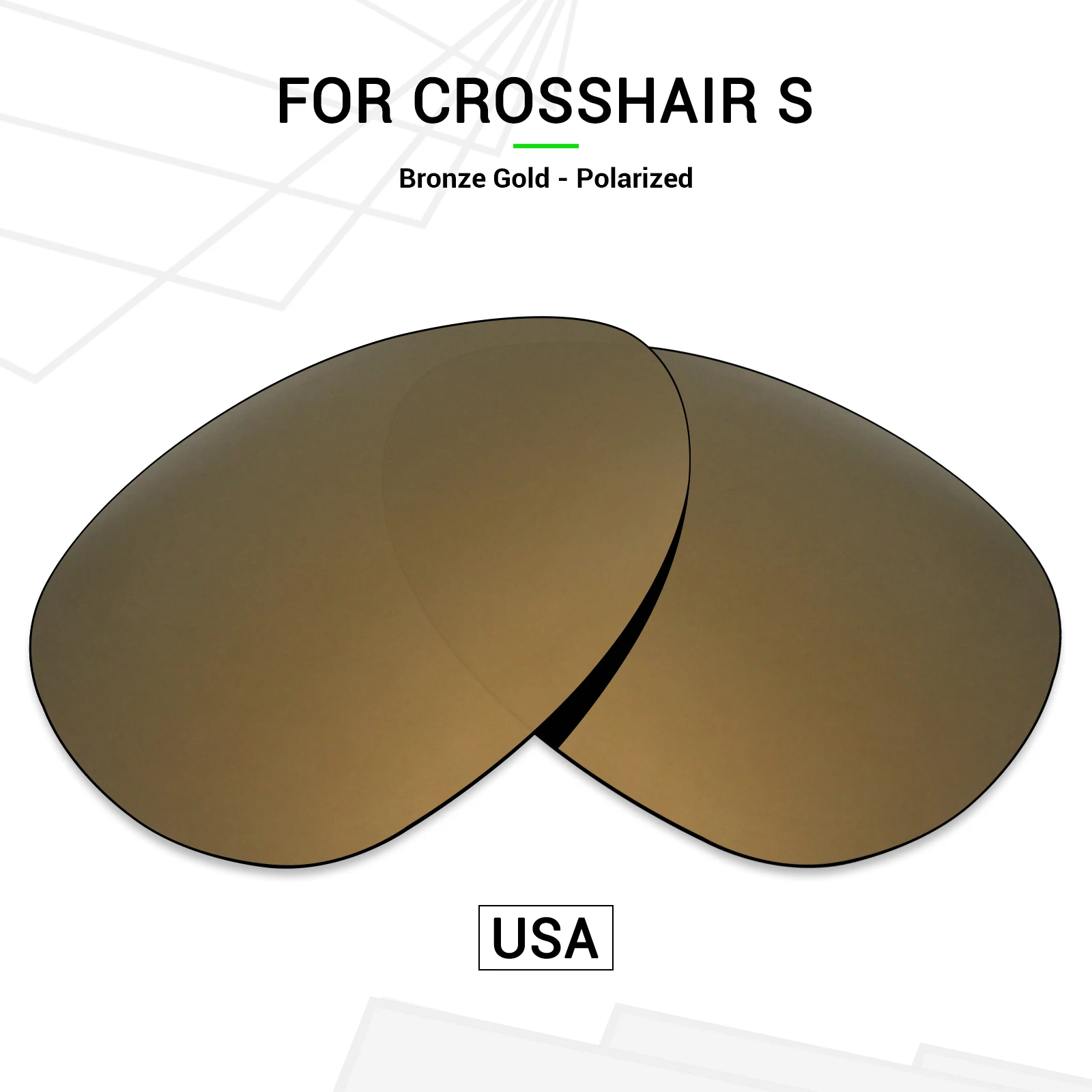 SNARK POLARIZED Replacement Lenses Compatible with Oakley Crosshair S 59mm Sunglasses - Multiple Options