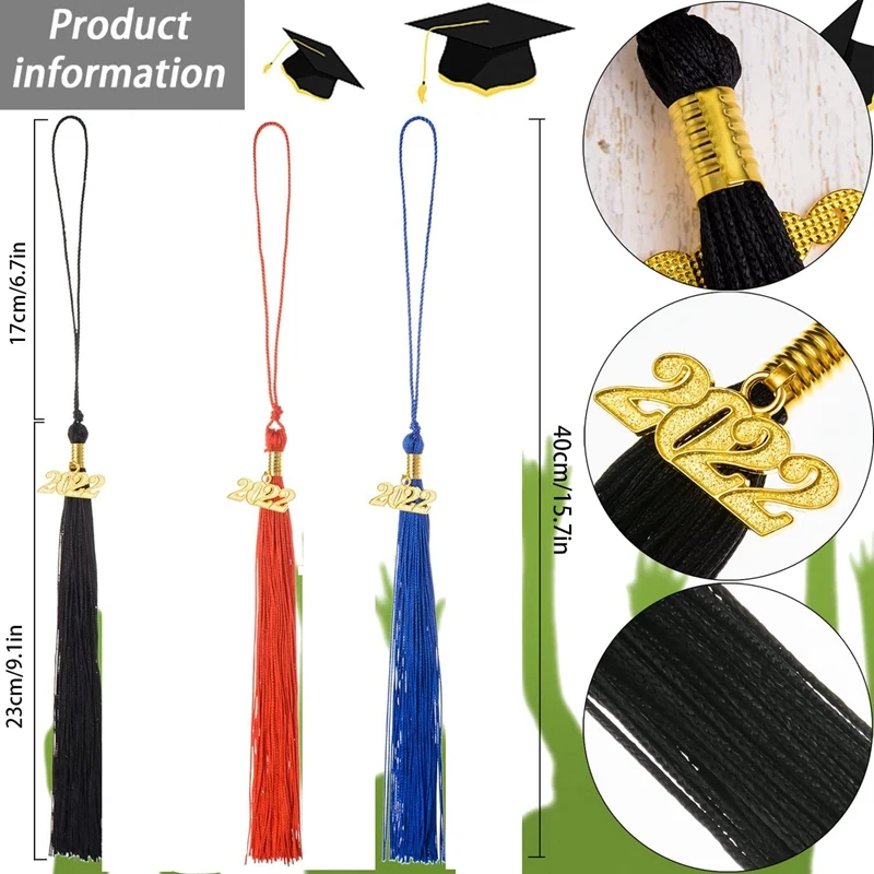 Tttkk-شرابة التخرج مع سحر ، قبعة ساحرة ، سحر للحفل ، أكسسوارات حفل التخرج ، مثيرة للغاية ، 12 ، من من من من من ؟