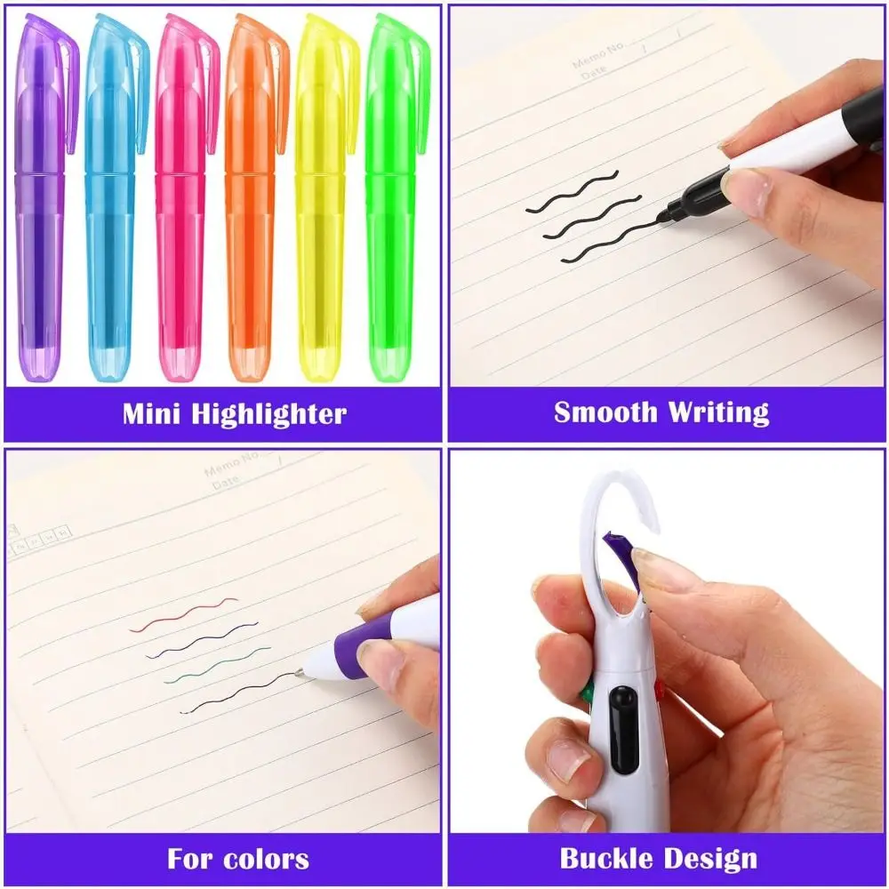 Gift Retractable Nurse Pen Set Multi-Functional LED Light Badge Keychain Badge Reel Office